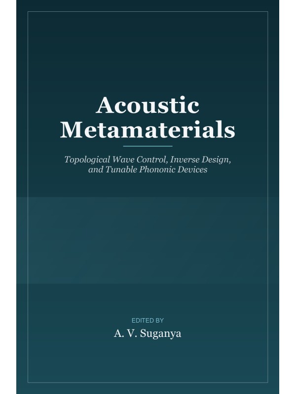 Acoustic Metamaterials: Topological Wave Control, Inverse Design, and Tunable Phononic Devices cover